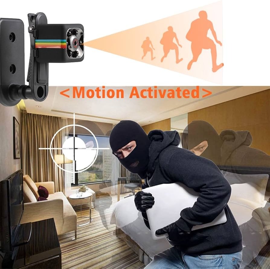 Sq 11 Mini Camera - Portable Small Surveillance Pocket Cam Night Vision
